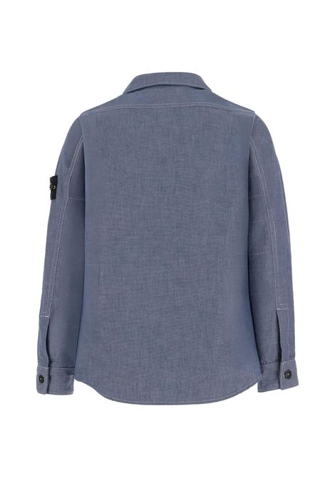 Camicia con applicazione STONE ISLAND KIDS | 1100002 S0310V0040